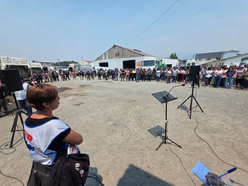 El cuarto intermedio se adelantó a las 14 horas, en asamblea la mayoría decidió. Foto gentileza. 