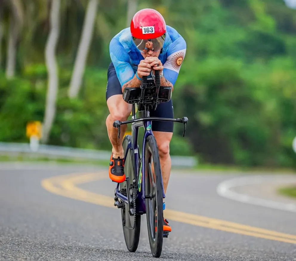 Guillermo García conoce muy bien el 70.3 de Pucón y buscará otro gran resultado. Foto: gentileza.