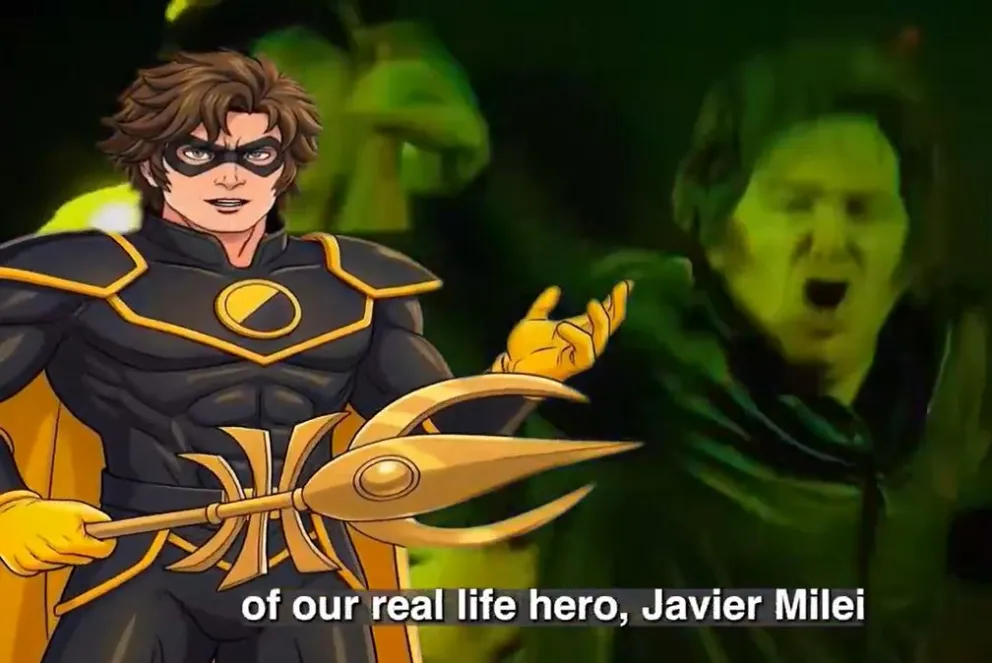 Un video animado es la carta de presentación de la nueva red social del presidente Milei. 