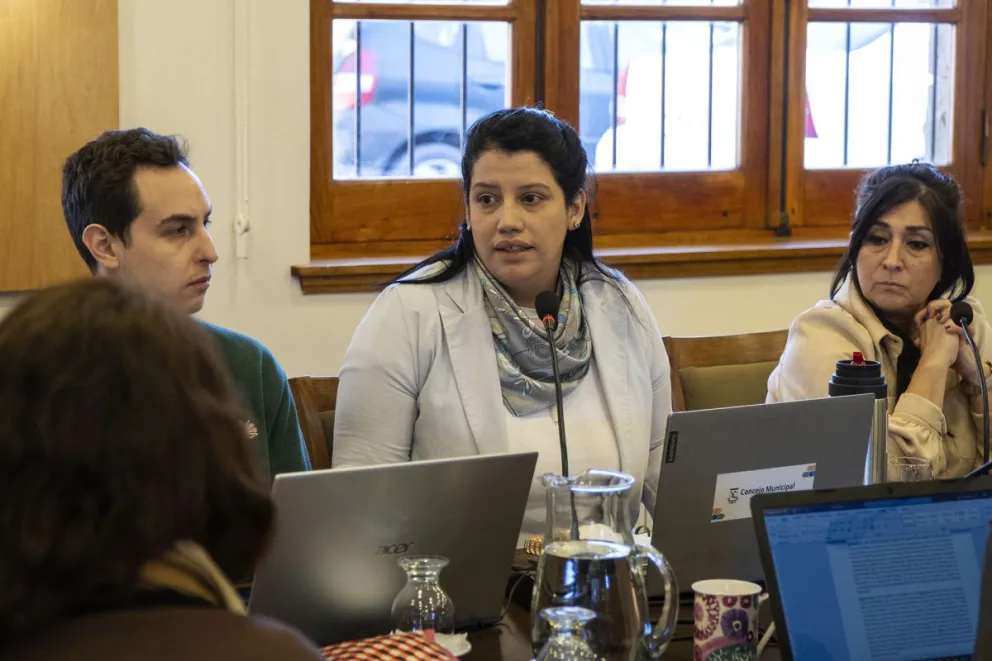 Almonacid dejará su banca en el Concejo y será reemplazada por Lucas Pérez. Foto: Marcelo Martínez.