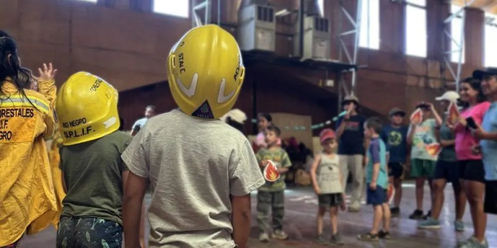 La idea es concientizar a los más chicos a través de juegos. Foto gentileza 