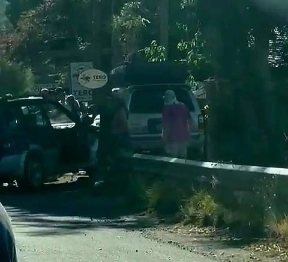 Un susto en plena ruta, afortunadamente sin lamentar heridos. 