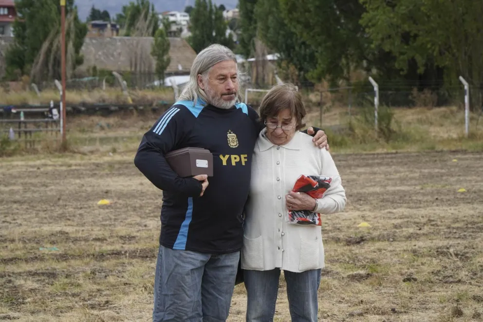 Entre amigos, familiares y referentes deportivos, despidieron a Osvaldo Herranz. Foto: Marcelo Martínez.