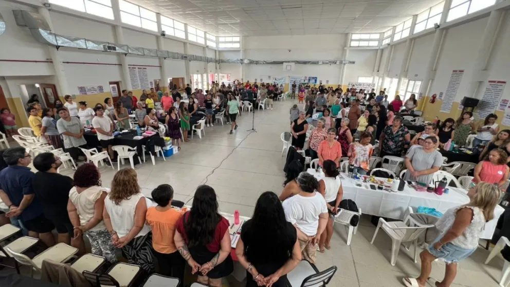 El gremio demandó que todas las propuestas salariales sean remunerativas y bonificables. Foto: UnTER.