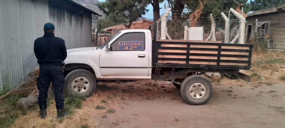 El hombre fue detenido en Miramar y ruta 40. Foto: Policía de Río Negro.