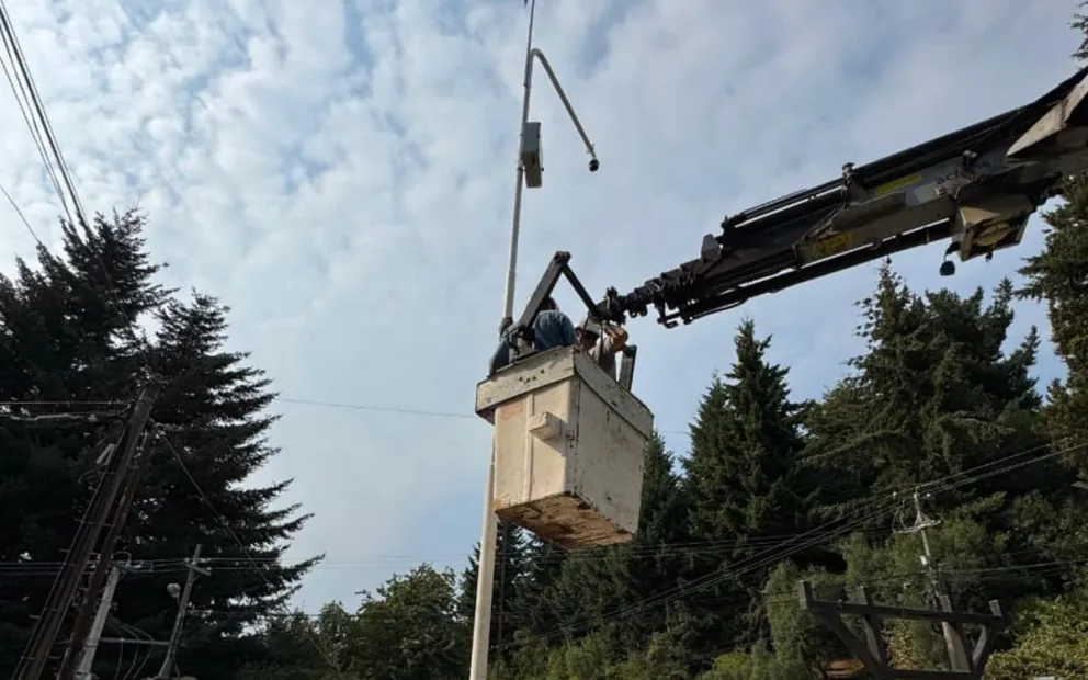 El Centro de Monitoreo cuenta con 172 cámaras en distintos puntos de la ciudad. Fotos: Municipalidad de Bariloche. 