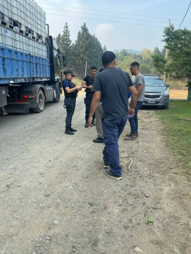 El hecho ocurrió durante el fin de semana en Cholila. Foto: Facebook Barby Peralta. 