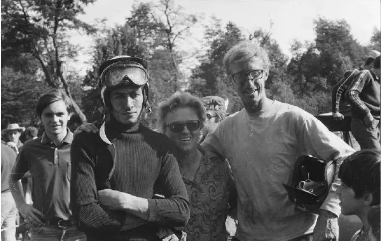 Pichi Carrasquedo junto a Hella Garagnani y Jean Pierre.