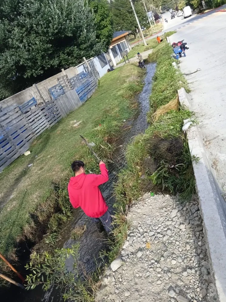 Las tareas forman parte del plan integral de prevención y mejora de servicios urbanos. Foto: Bariloche Informa.