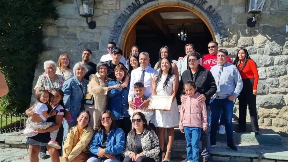 Este año las ceremonias fueron en la sala de prensa del Centro Cívico. Foto gentileza 