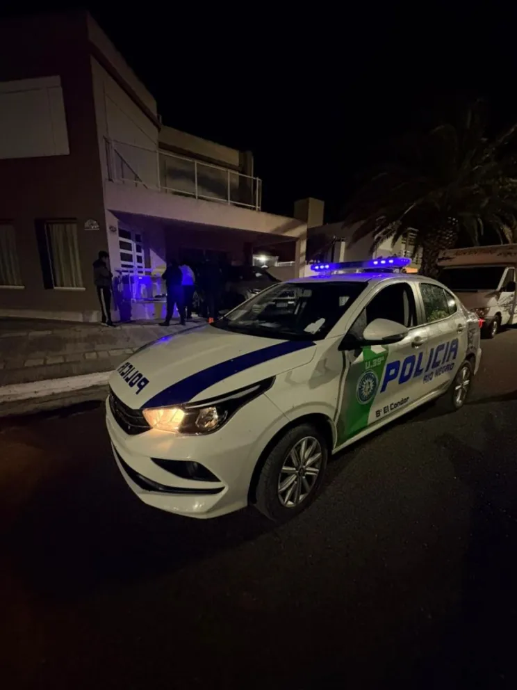 El hecho ocurrió este fin de semana en El Cóndor. Foto: Policía de Río Negro.