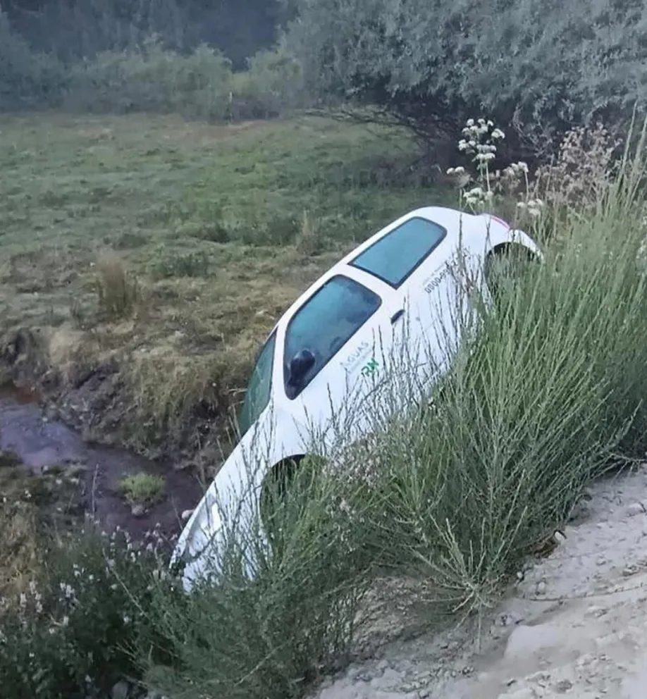 En el accidente, no se registraro personas heridas.
