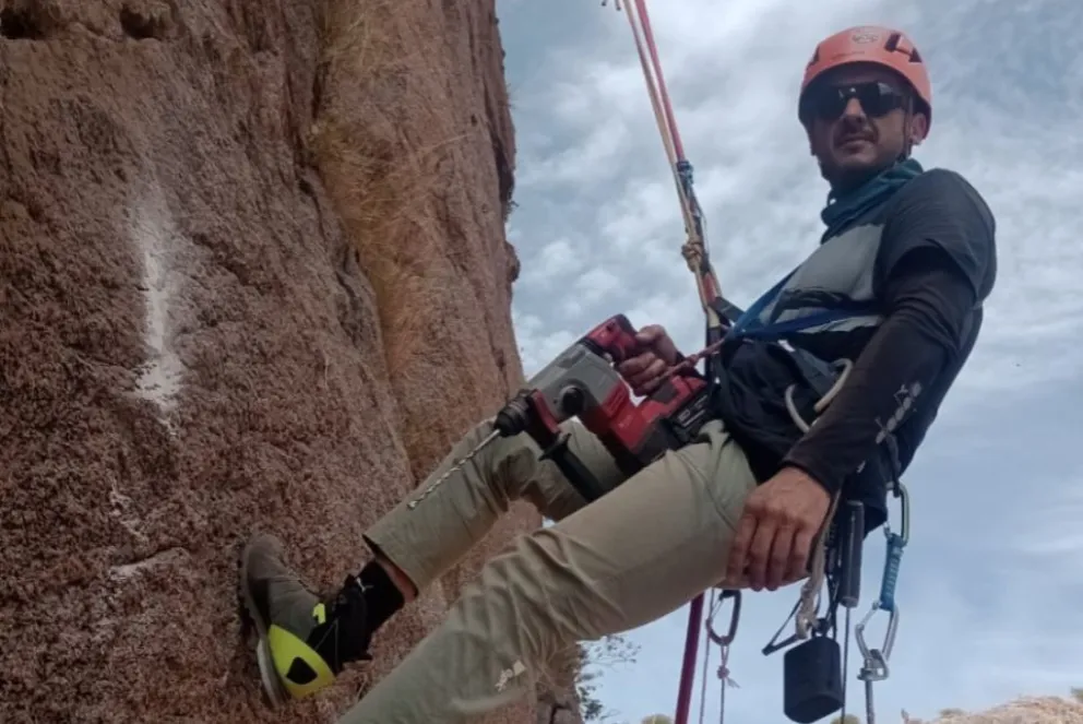 Alivio total. Hallaron a Salvador en buen estado de salud. Foto gentileza 