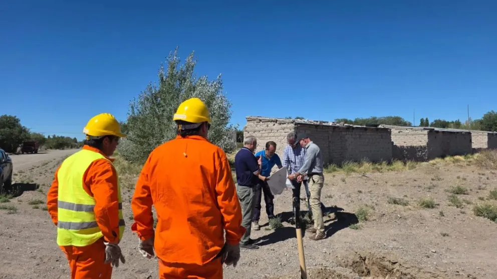 La obra está a cargo de la empresa Agrovial. Foto: Gobierno de Río Negro.