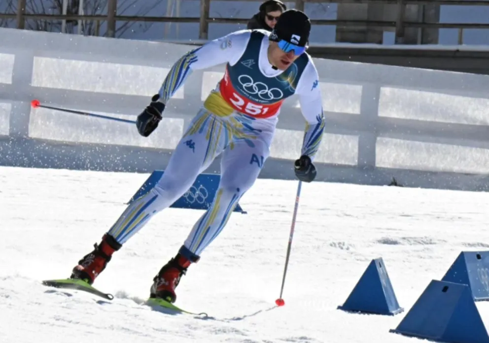 El barilochense logró cerrar de gran manera los JJOO de Invierno. Foto gentileza. 
