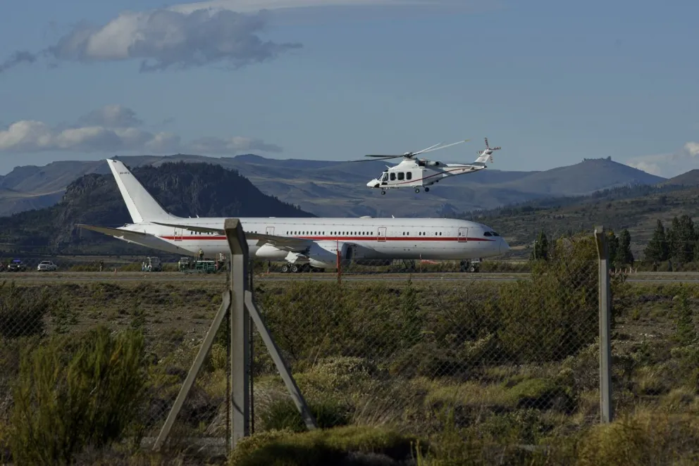 El vuelo arribó a las 18.45 horas a la ciudad. Foto: Marcelo Martinez