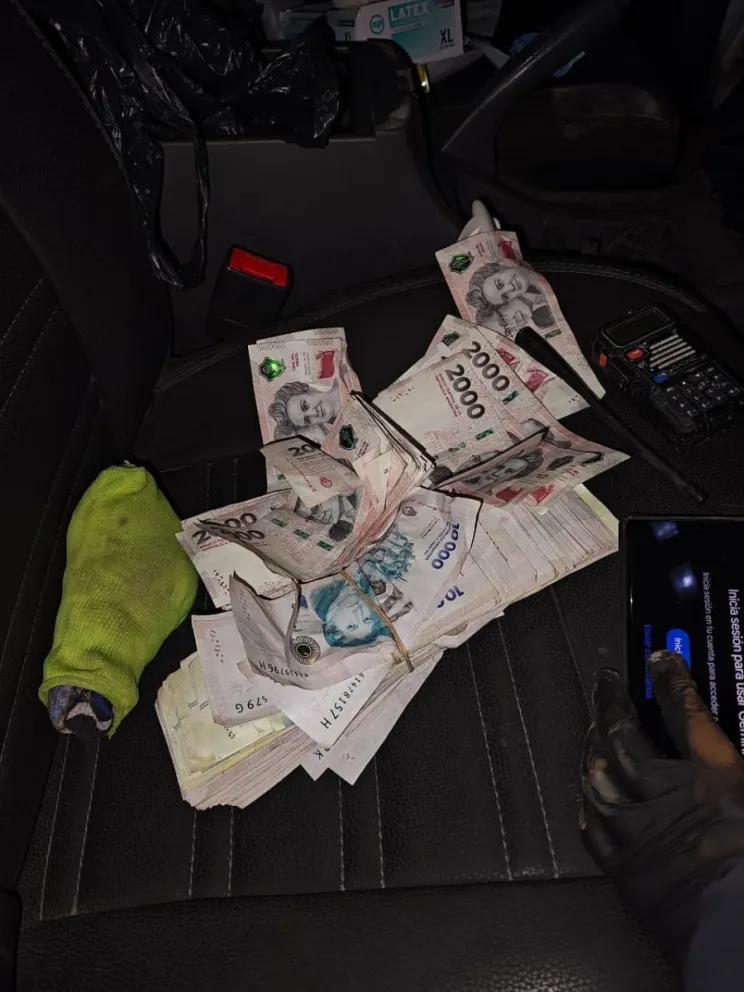 El detenido ya tenía antecedentes por hechos similares en Neuquén. Foto: Policía de Río Negro. 