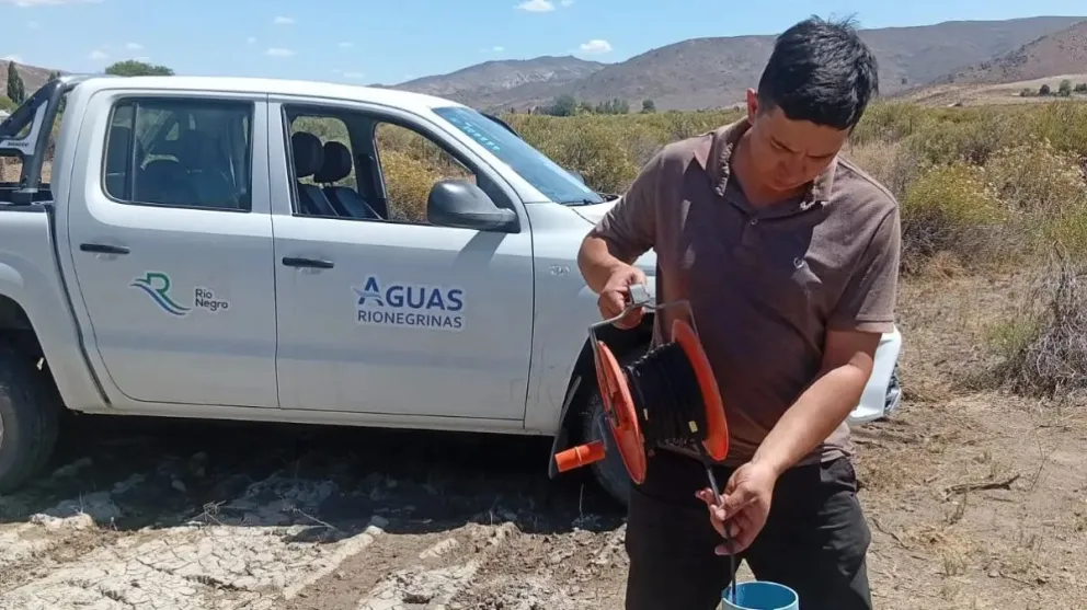 Los trabajos son clave para la localidad de la Región Sur. Foto: Gobierno de Río Negro.