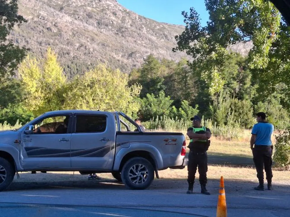El procedimiento fue resultado de un trabajo coordinado entre fuerzas de Chubut y Río Negro. Foto gentileza