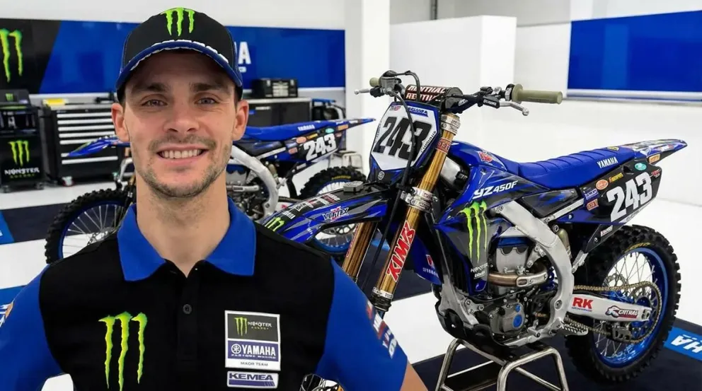 El esloveno Tim Gajser, cinco veces campeón del mundo, ahora estará con Yamaha. Foto: www.moto1pro.com