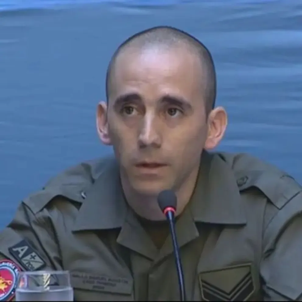 La esperada palabra del gendarme tras más de un año en Venezuela. Foto gentileza