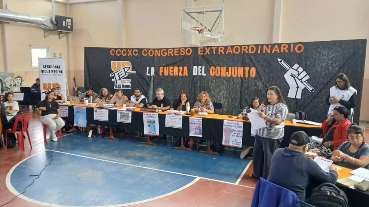 El congreso de UnTER debate en Villa Regina las próximas acciones del ...