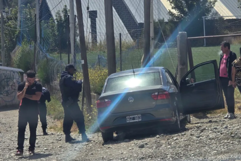 El accidente altero el tránsito momentáneamente. Foto gentileza