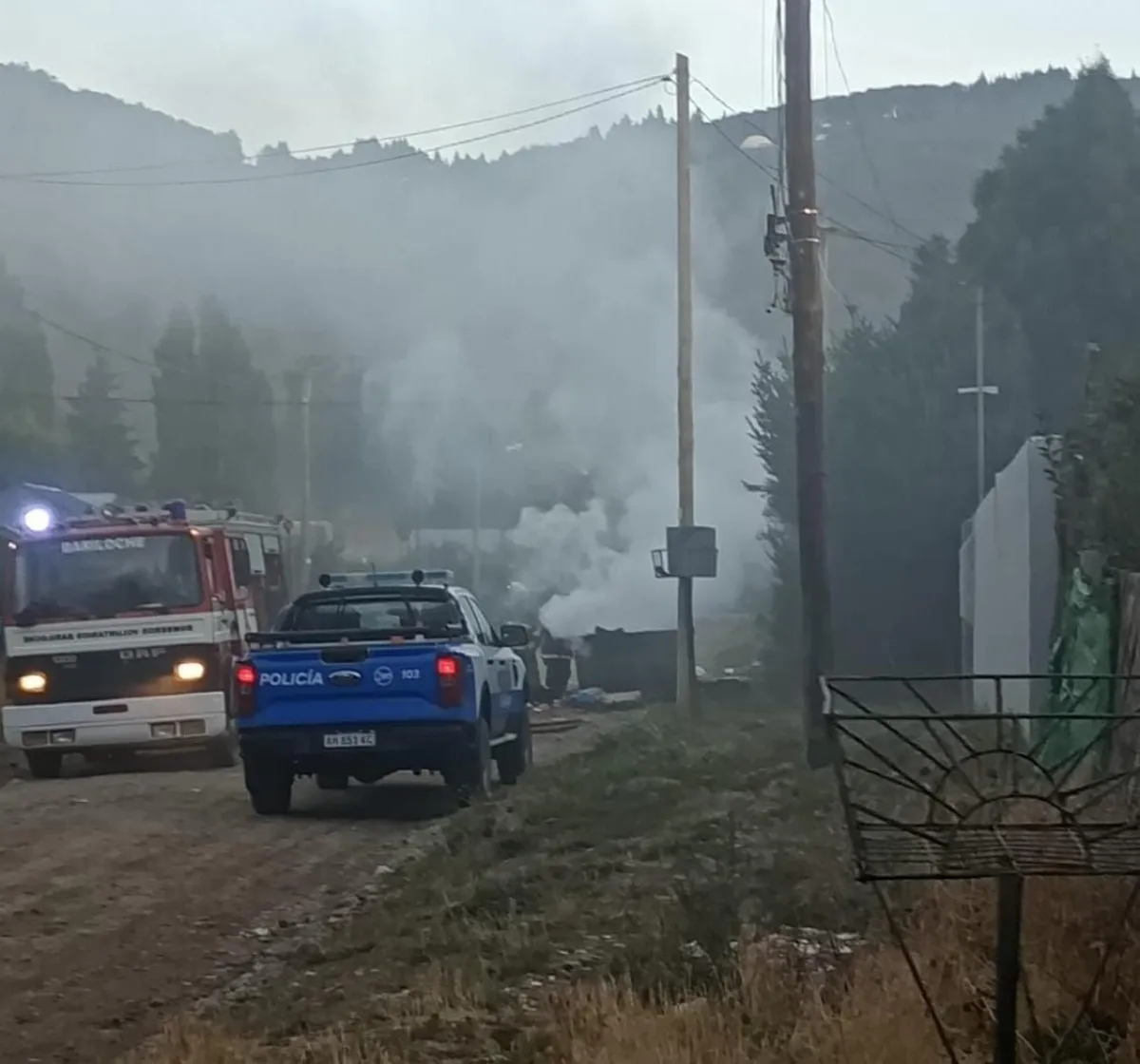 Prendieron fuego un contenedor en el barrio El Frutillar | ANBariloche