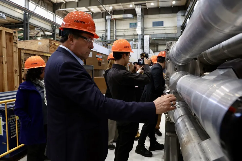 El gobernador continúa con una completa agenda oficial en Canadá. Foto: gobierno de Río Negro.