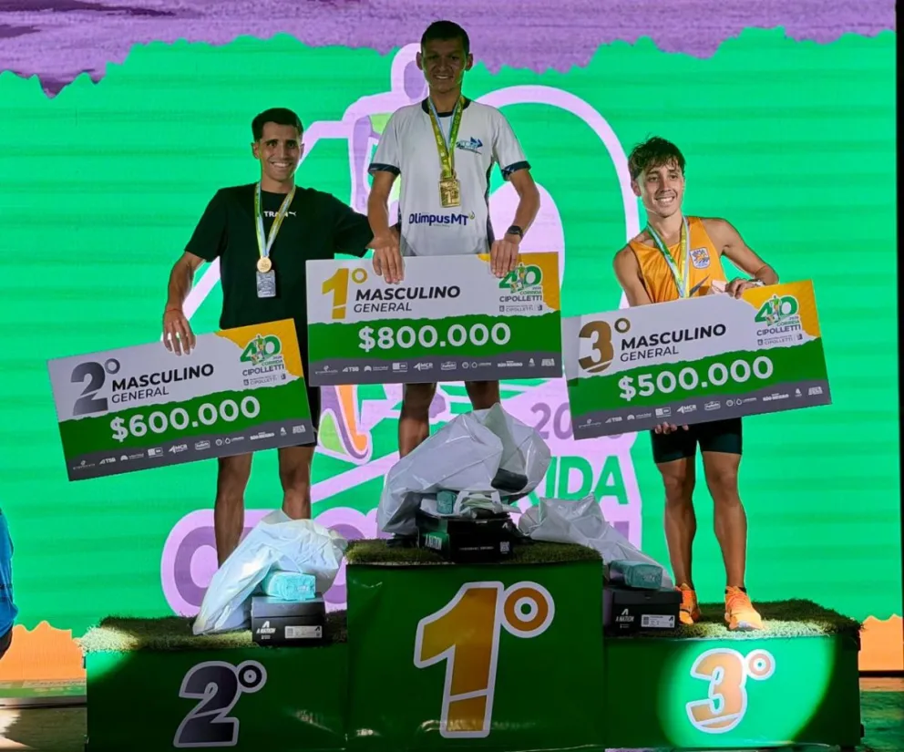 Wendell volvió a ganar y Peñaflor marcó nuevo récord. Fotos: gentileza.