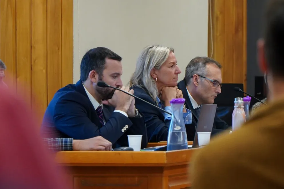 Este jueves comenzó el juicio contra Martini y Milano. Fotos: Marcelo Martínez.