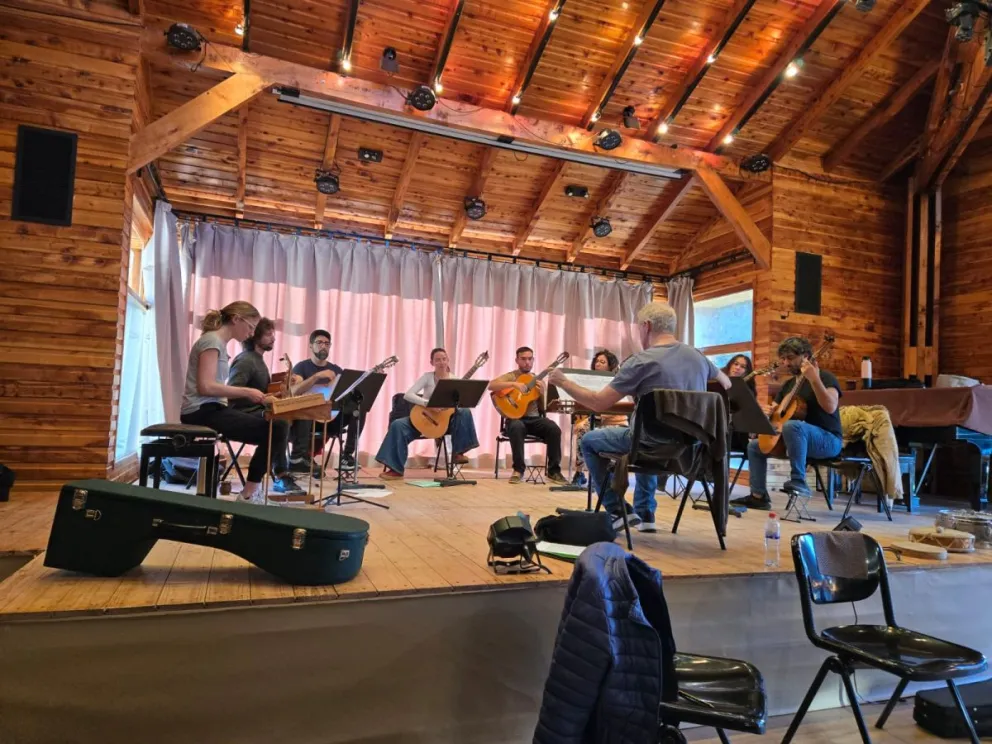 Gran cierre para un seminario de primer nivel en el Camping Musical. Foto gentileza 