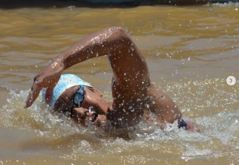 Mayte va por otra hazaña y un gran desafío físico y mental. Foto: gentileza.