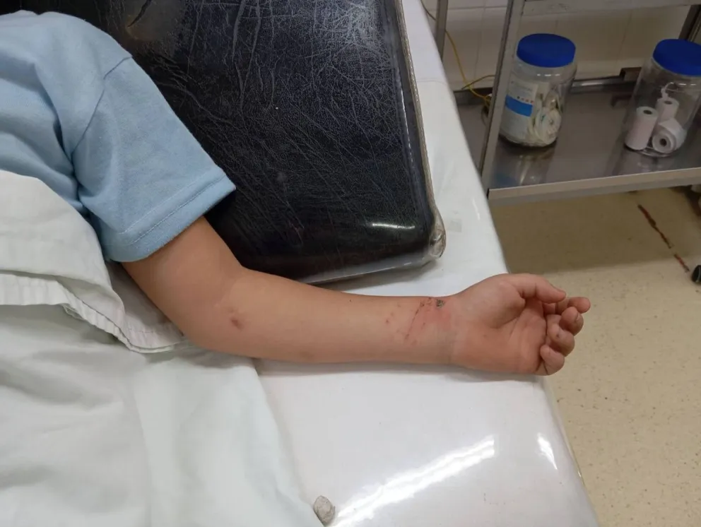 La madre denunció en sus redes sociales lo ocurrido.