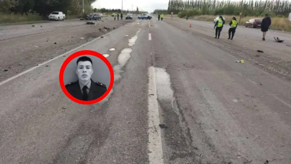 Policía de Río Negro fallecido en el accidente.