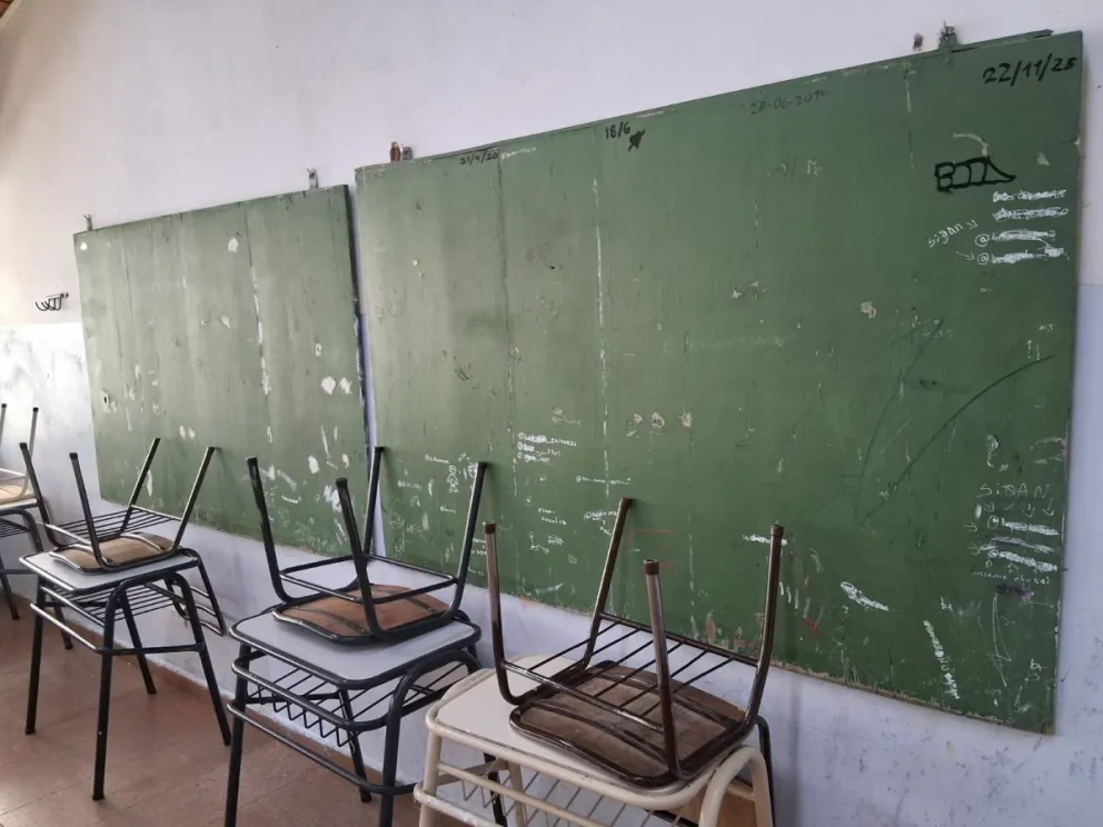 Las clases práticas en algunos talleres y en el gimnasio no pudieron comenzar por falta de calefacción. Fotos: Gentileza ANB.