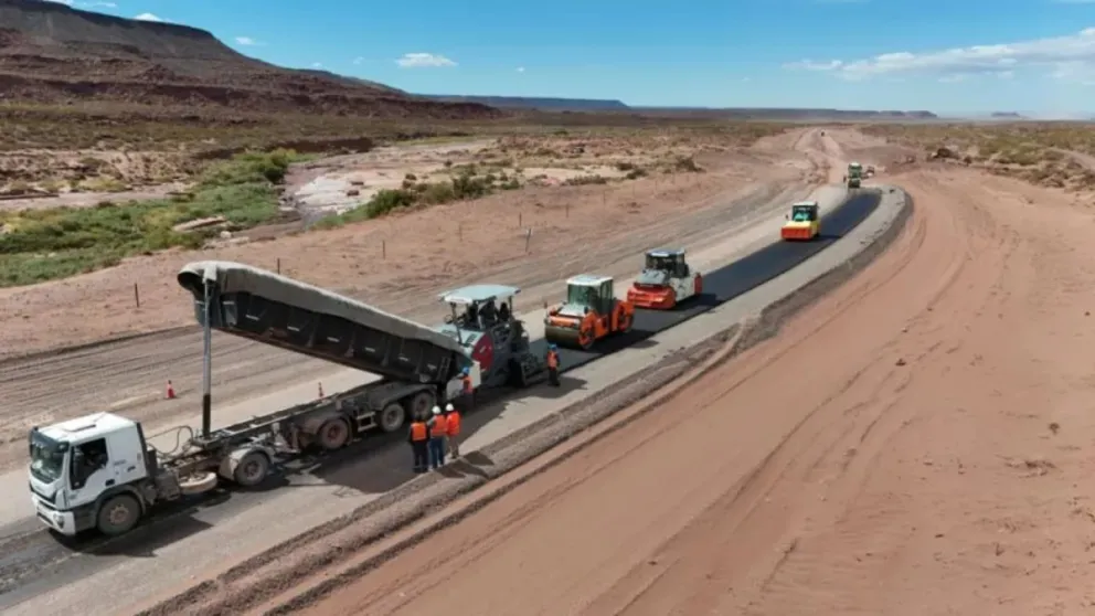 Se trata de una de las obras de pavimentación más importantes de la provincia. 