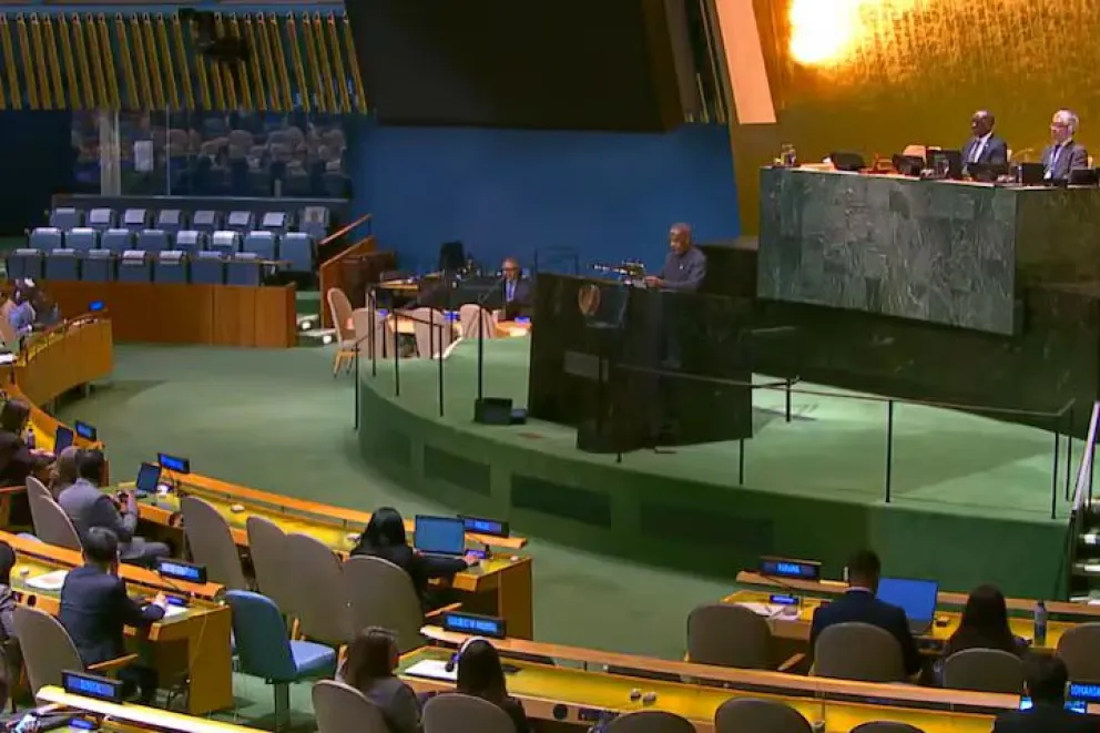 Argentina mantuvo su posición alineada con EE UU e Israel en Naciones Unidas.