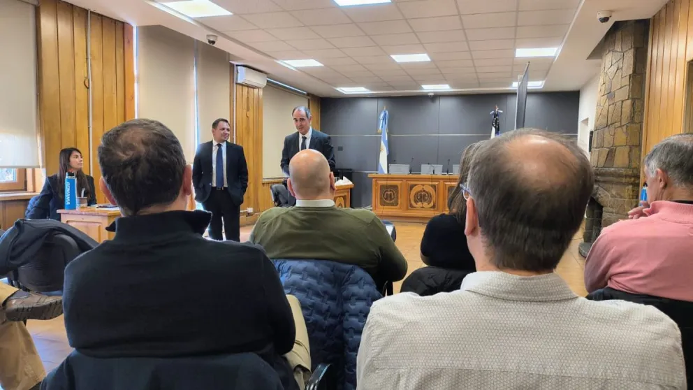 El encuentro se realizó en la sede del poder judicial de Bariloche. Fotos gentileza 