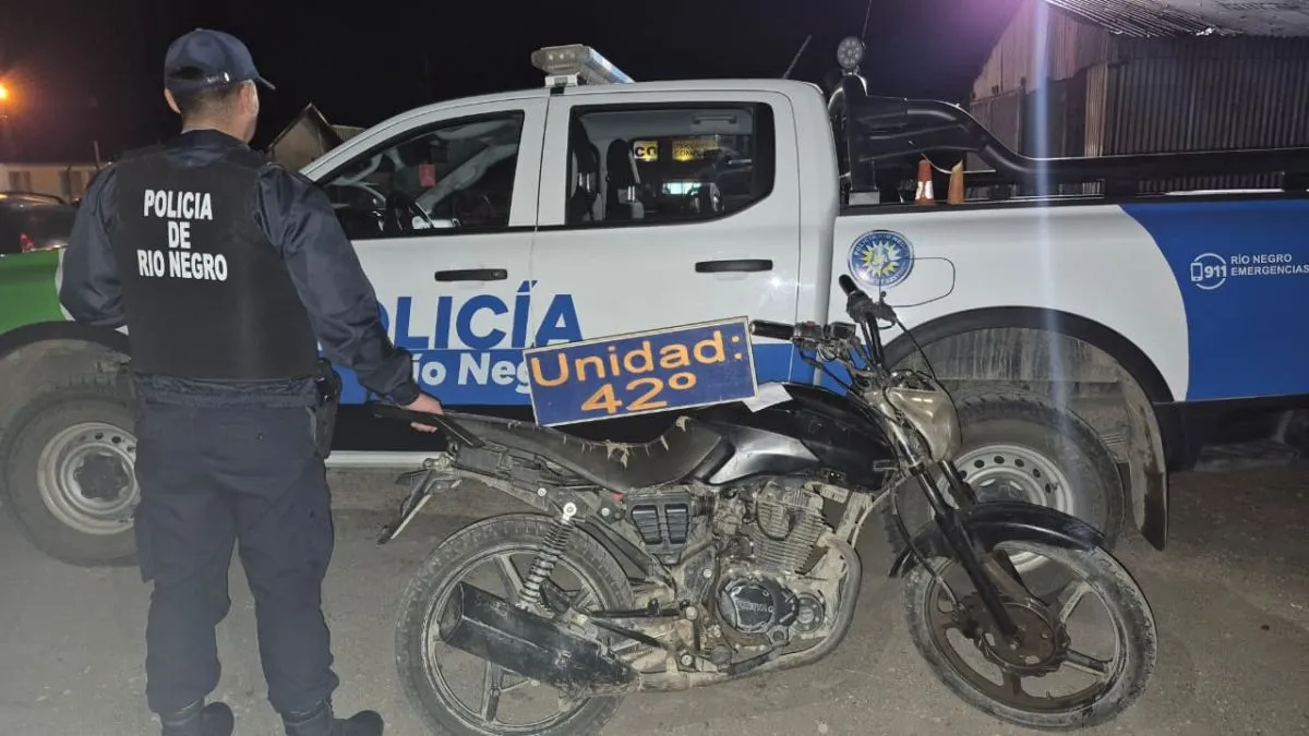 Detuvieron a un hombre que circulaba en una moto robada hace más de tres años