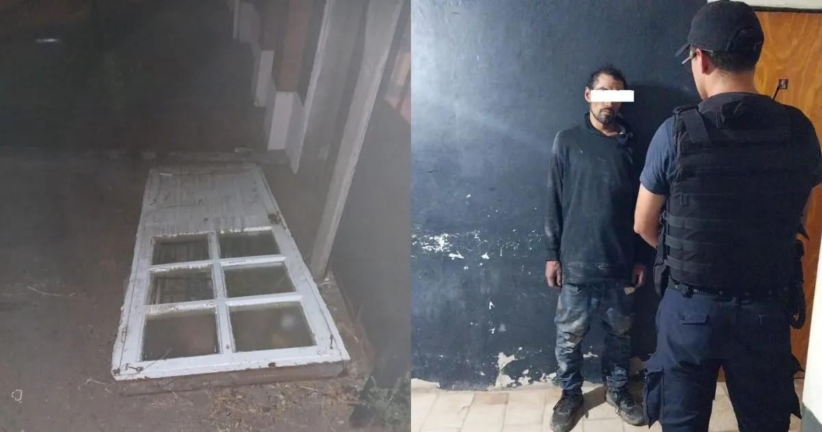 Atraparon a un hombre con dos puertas robadas mientras huía por las calles de Las Grutas