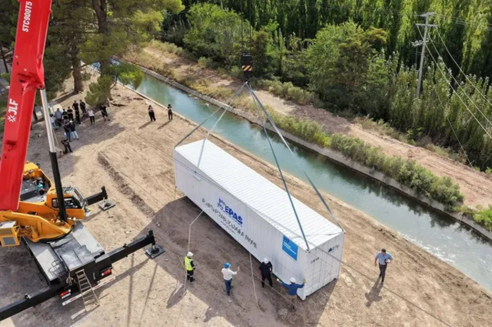 El módulo fue instalado en Centenario.
