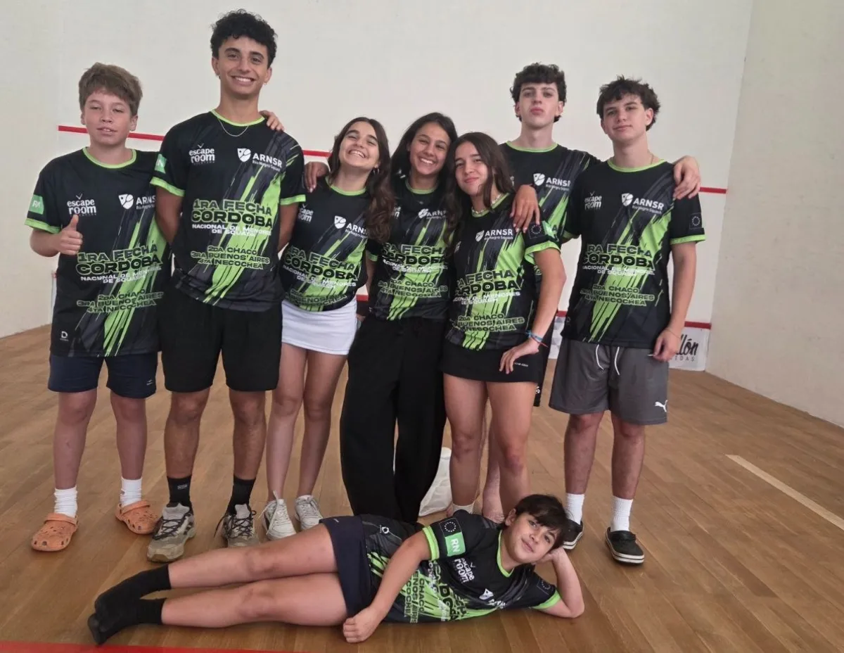 Jóvenes barilochenses brillaron en el Nacional de Menores de Squash en Córdoba