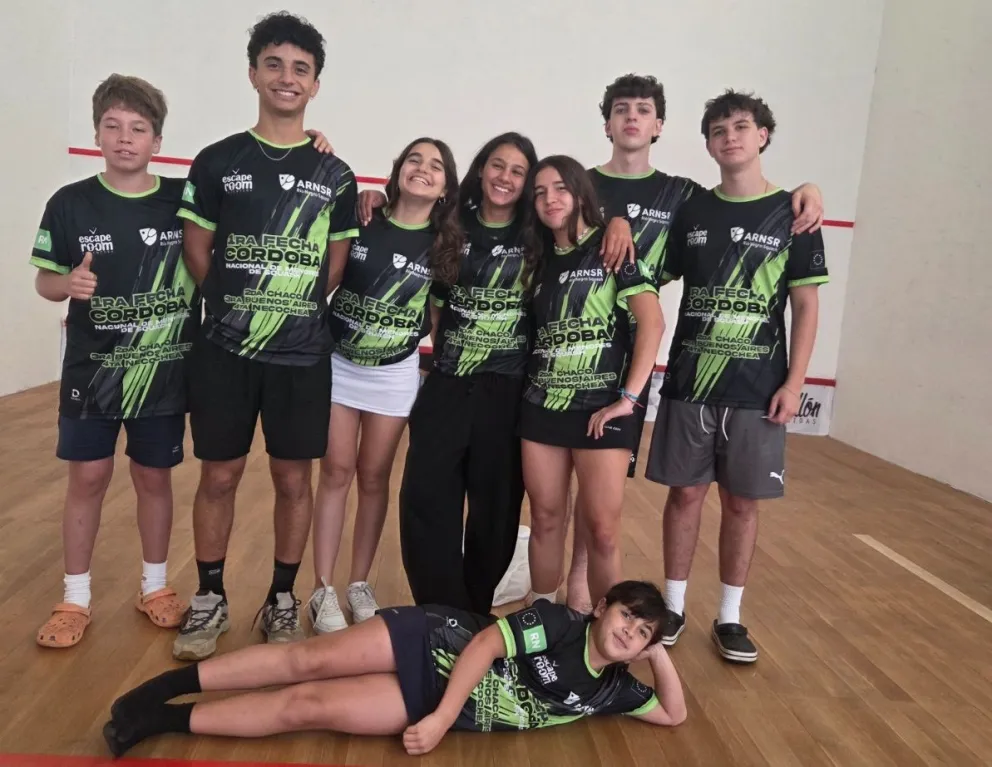 Brillante actuación de las y los chicos locales en Córdoba. Fotos: gentileza.