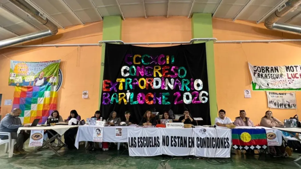 Después de tres años el Congreso de UnTER se volvió a reunir en Bariloche. Foto gentileza 