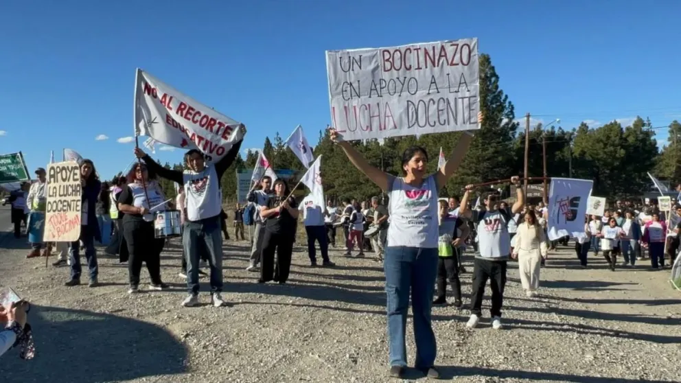 Las distintas seccionales salieron a la ruta en el día de ayer. Foto gentileza. 