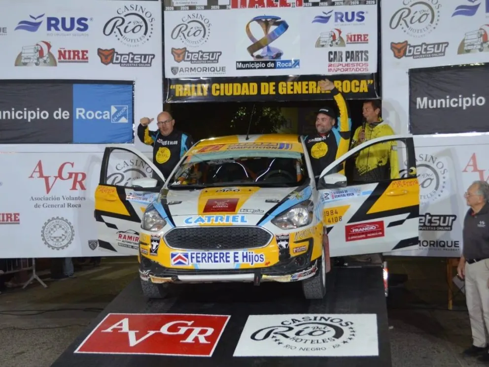 Los representantes de Catriel, Miguel Debasa y Matías Aman, protagonistas en la A6. Foto: Puesta a Punto.