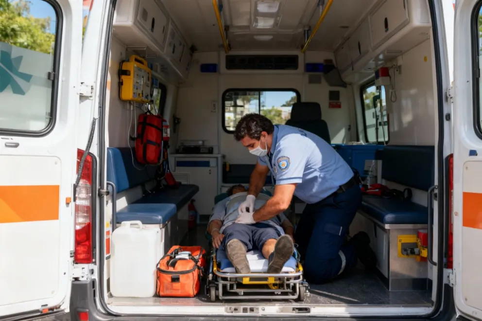 Más de 200 inscriptos en la Licenciatura en Gestión de Emergencias Extrahospitalarias, la nueva carrera de la UNRN sede Andina. Foto ilustrativa