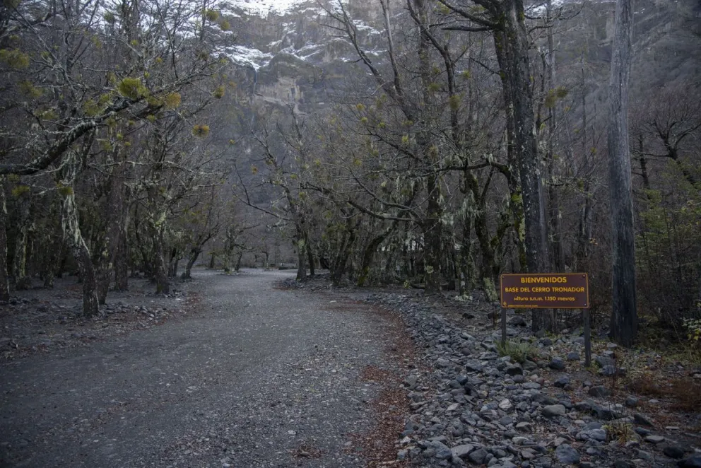 El ingreso hacia Pampa Linda está habilitado entre las 10:30 y las 14:00 horas. Foto: Marcelo Martínez.
