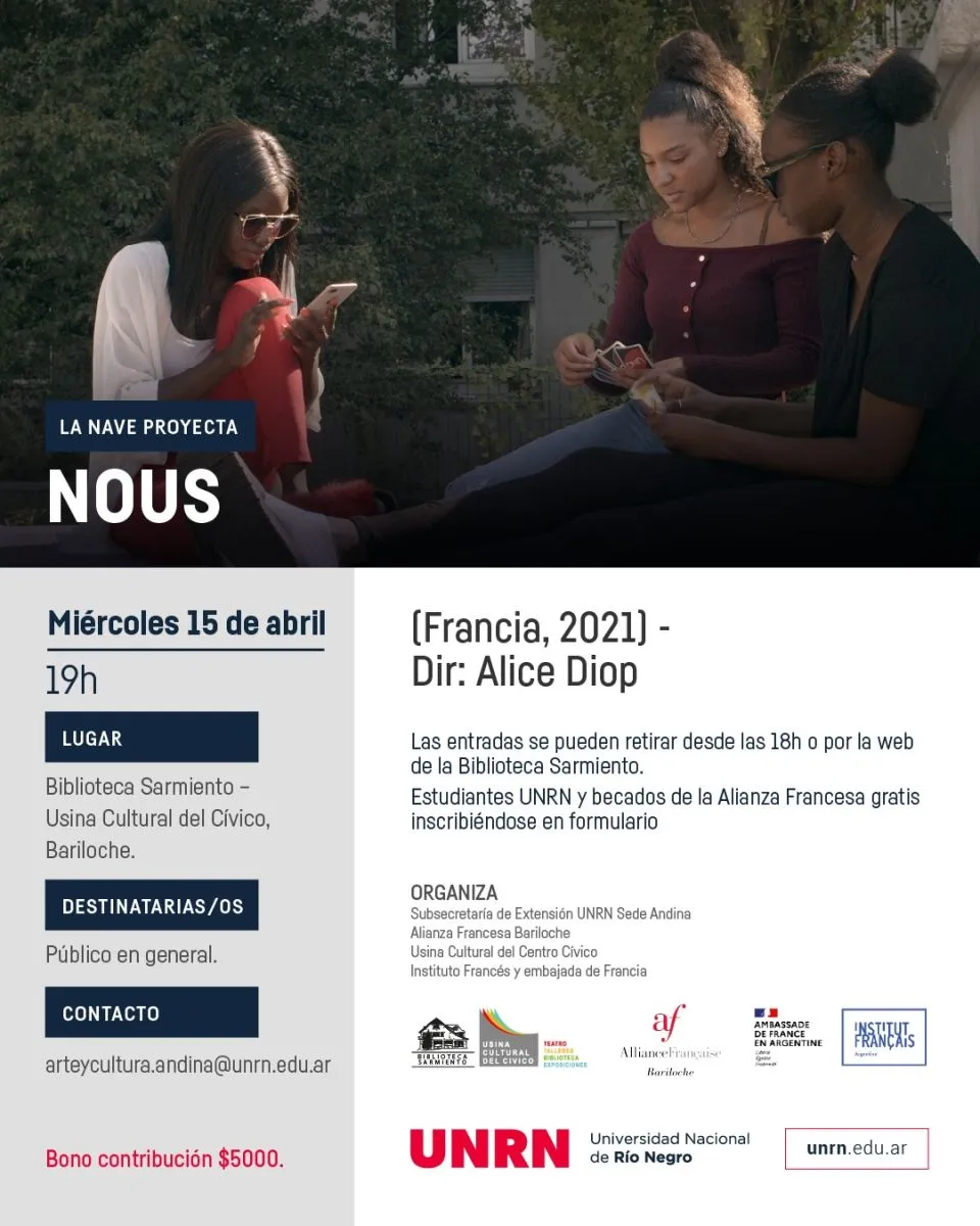 Vuelve el ciclo "La Nave Proyecta" con la película francesa "Nous" en la Usina Cultural
